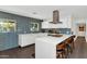 Modern kitchen featuring sleek white cabinets, tile backsplash, and stainless steel appliances at 1617 W Lamar Rd, Phoenix, AZ 85015