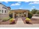 Inviting community outdoor pavilion with seating and lush landscaping at 1727 E Chelsea Ln, Gilbert, AZ 85295