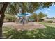 Fun playground area with colorful play structures, slides, and shady trees for children to enjoy at 1727 E Chelsea Ln, Gilbert, AZ 85295