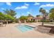 Relaxing community spa with easy access steps in a serene setting at 1727 E Chelsea Ln, Gilbert, AZ 85295