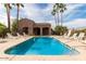 Community pool with a lounge area at 3139 E Runaway Bay Pl, Chandler, AZ 85249