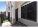 The exterior of the home is accented by modern details and a well-manicured walkway at 3150 E Beardsley Rd # 1023, Phoenix, AZ 85050