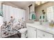 Bathroom featuring floral shower curtain and vanity at 3301 S Goldfield Rd # 6050, Apache Junction, AZ 85119