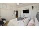 Bright bedroom with a view of the backyard and plenty of storage at 44236 W Adobe Cir, Maricopa, AZ 85139