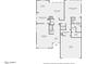 Detailed floorplan shows kitchen, Gathering room, primary bedroom, and garage layout with dimensions on the main floor at 4449 E Rancho Caliente Dr, Cave Creek, AZ 85331