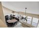 The kitchen has a spacious layout with bar seating, granite counters, and bright cabinets at 4449 E Rancho Caliente Dr, Cave Creek, AZ 85331