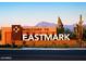 A community sign welcomes visitors and residents to Eastmark at 4853 S Charger --, Mesa, AZ 85212