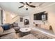 Inviting living room with a cozy sectional sofa, entertainment area, and stylish modern decor at 5166 N 83Rd St, Scottsdale, AZ 85250
