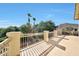Nice outdoor balcony with views of desert landscape, and blue skies at 5726 W Park View Ln, Glendale, AZ 85310