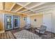 Covered patio features outdoor seating, string lights, and a rug at 601 E Palo Verde Dr # 27, Phoenix, AZ 85012