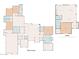 Detailed floor plan of the Main House and Casita at 6147 E Desert Cove Ave, Scottsdale, AZ 85254