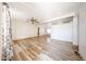 Inviting living room with wood floors and neutral walls at 10951 N 91St Ave # 16, Peoria, AZ 85345