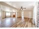Bright living room with wood floors and open floor plan at 10951 N 91St Ave # 16, Peoria, AZ 85345