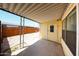Back patio with a concrete foundation and an open-air design, perfect for outdoor enjoyment and relaxation at 10951 N 91St Ave # 16, Peoria, AZ 85345