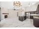Open floor plan featuring living room, dining area, and kitchen at 14717 N 97Th Pl, Scottsdale, AZ 85260