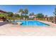 Refreshing community pool with sun loungers for ultimate relaxation and enjoyment at 1600 N Saba St # 143, Chandler, AZ 85225