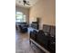 Spacious living room featuring high ceilings, ceiling fan, and lots of natural light at 16820 E La Montana Dr # 105, Fountain Hills, AZ 85268