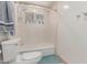 Bathroom with a bathtub, shower, and toilet at 2114 N 69Th Pl, Scottsdale, AZ 85257