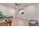 Bedroom with a window and tile flooring at 2114 N 69Th Pl, Scottsdale, AZ 85257
