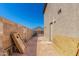 Backyard featuring gravel and a block wall at 2152 W Sunshine Butte Dr, San Tan Valley, AZ 85144