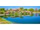 Beautiful entrance to the San Tan Heights community featuring a water feature and lush landscaping at 2152 W Sunshine Butte Dr, San Tan Valley, AZ 85144