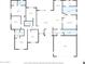 Detailed floor plan illustrating the layout, room dimensions, and spatial arrangement of the home at 22548 W Huntington Dr, Buckeye, AZ 85326