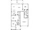 Detailed first floor layout featuring a kitchen, great room, Primary bedroom, and a 3-car tandem garage at 41650 W Barcelona Dr, Maricopa, AZ 85138