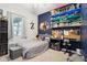 A fun bedroom with colorful shelves and walls is perfect for  at 41926 W Sussex Dr, Maricopa, AZ 85138