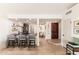 Open kitchen design with breakfast bar, updated appliances, and seamless flow to the dining area at 5505 E Mclellan Rd # 111, Mesa, AZ 85205