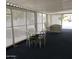Spacious covered patio with lattice privacy screens and a comfortable dining set at 5808 E Lockwood St, Mesa, AZ 85215