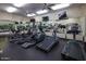 Well-equipped gym with treadmills and elliptical machines at 7960 E Camelback Rd # 109, Scottsdale, AZ 85251