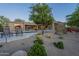 Private backyard featuring pool, spa, outdoor seating, and desert landscaping at 8248 E Arroyo Hondo Rd, Scottsdale, AZ 85266