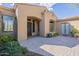 Inviting single-story home featuring desert landscaping and paver patio at 8248 E Arroyo Hondo Rd, Scottsdale, AZ 85266