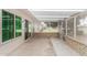 Enclosed patio with screened windows and brick base at 9805 W Gulf Hills Dr, Sun City, AZ 85351