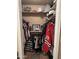 Walk-in closet with organized clothing and storage solutions at 1001 N Pasadena St # 162, Mesa, AZ 85201