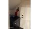 Convenient laundry room with modern washer, dryer, and storage at 1001 N Pasadena St # 162, Mesa, AZ 85201