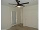 Light filled bedroom with door to backyard and sliding closet doors at 1922 N 21St Pl, Phoenix, AZ 85006