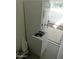 Convenient stacked washer and dryer in the laundry room, with easy access to the backyard at 1922 N 21St Pl, Phoenix, AZ 85006