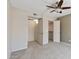 Neutral bedroom features a ceiling fan and carpeted floors, providing a cozy atmosphere at 200 E Southern Ave # 368, Tempe, AZ 85282