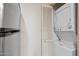 Convenient laundry space with a stackable washer and dryer for efficient laundry needs at 200 E Southern Ave # 368, Tempe, AZ 85282