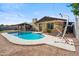 Private backyard oasis with a sparkling pool and tanning deck, ideal for enjoying sunny days and outdoor living at 2009 W Morningside Dr, Phoenix, AZ 85023