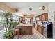 Well-lit kitchen showcasing a central island, ample counter space, and modern white appliances at 2009 W Morningside Dr, Phoenix, AZ 85023