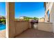 View of the built-in BBQ and counter space in the outdoor kitchen at 21538 E Alyssa Ct, Queen Creek, AZ 85142