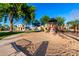 Community playground with sand base and playground equipment at 21538 E Alyssa Ct, Queen Creek, AZ 85142