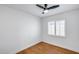 Light filled bedroom with lots of natural light shining through shuttered windows at 2336 E Flower St, Phoenix, AZ 85016