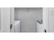 Functional laundry room featuring modern washer and dryer units at 2336 E Flower St, Phoenix, AZ 85016