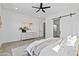 Bright and airy main bedroom featuring carpet flooring, neutral tones and stylish decor at 300 S Charleston Ct, Casa Grande, AZ 85194