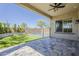 Backyard offers a turfed lawn and fenced pool, blending relaxation with a touch of outdoor elegance at 3310 E Los Gatos Dr, Phoenix, AZ 85050
