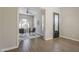 Bright office space with wood floors, a large window and neutral paint at 3310 E Los Gatos Dr, Phoenix, AZ 85050