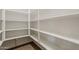 Walk-in pantry with ample shelving for organized storage solutions at 3310 E Los Gatos Dr, Phoenix, AZ 85050